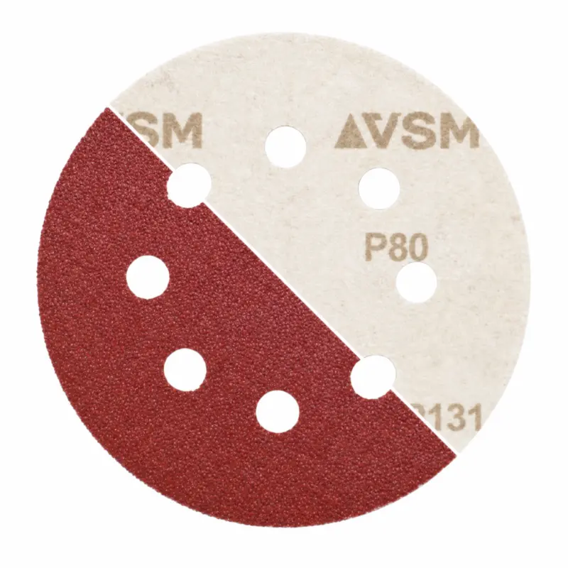 Disque abrasif auto-agrippant Ø 150 mm VSM KP131K - 6 ou 9 trous